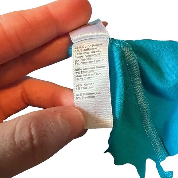 American Apparel‎ blue colour block dress. Size small - Picture 4 of 8